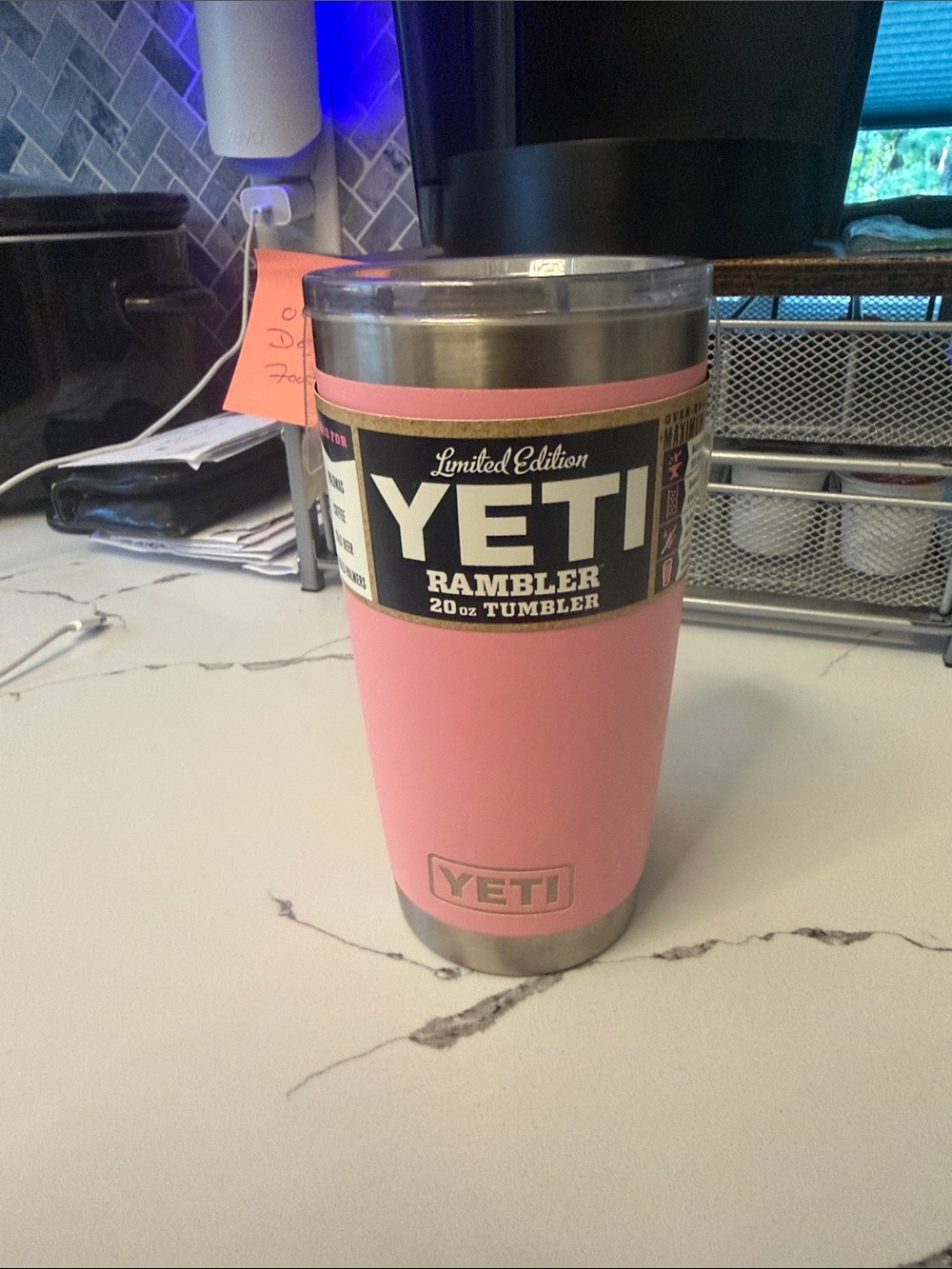 Yeti pink 20oz limited edition